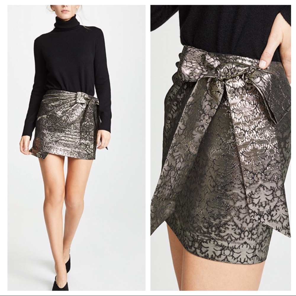 Rebecca Minkoff Augustina Jacquard Skirt 12